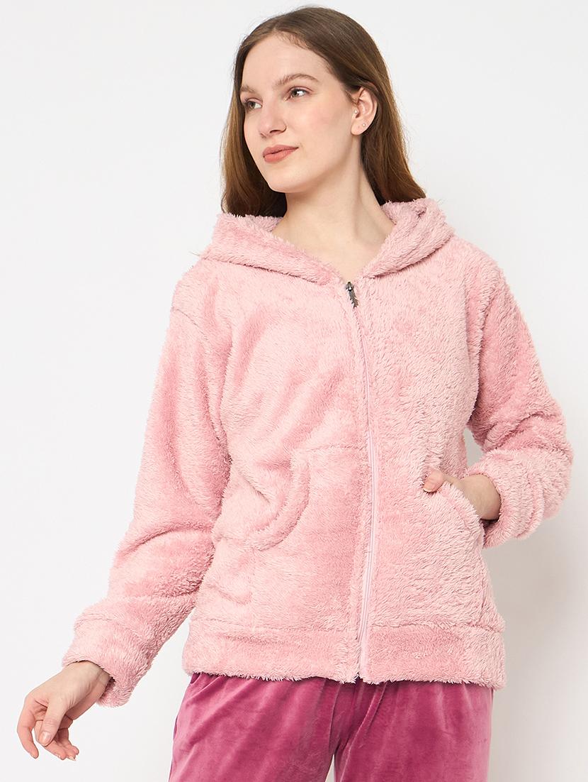 women long sleeves plain sweatshirt - 21709287 - Zoom Image - 0