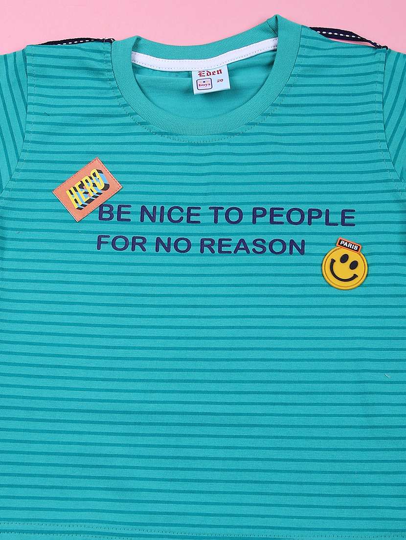 boys printed t-shirt and short set with suspender - 21709603 -  Standard Image - 2