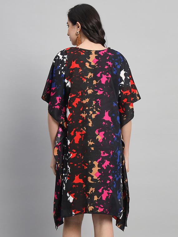 women printed relaxed fit kaftan dress - 21709749 - Standard Image - 2