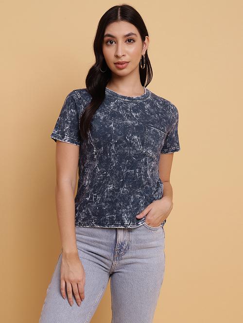 women printed short sleeves t-shirt - 21709876 - Standard Image - 0