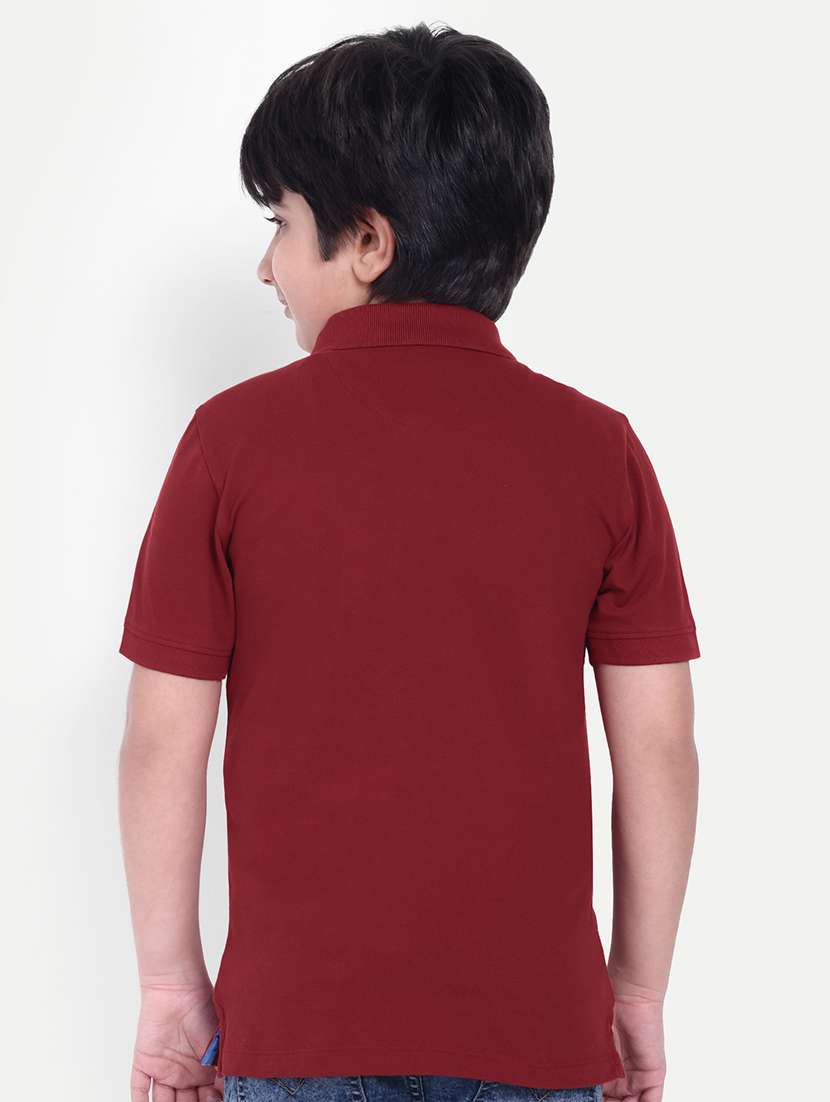 boys solid short sleeve polo t-shirt - 21710154 -  Standard Image - 2