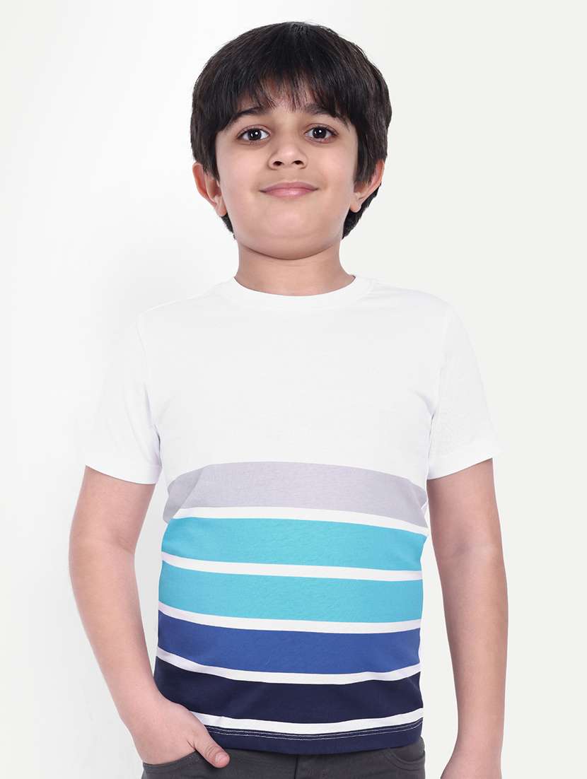 boys stripes short sleeve t-shirt