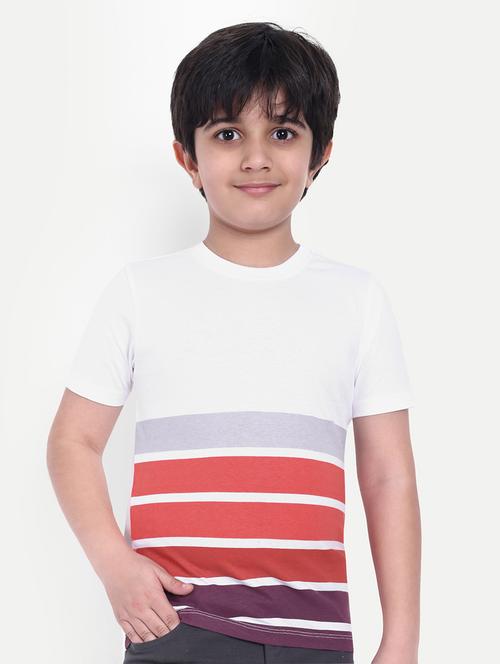 boys stripes short sleeve t-shirt - 21710158 - Standard Image - 0