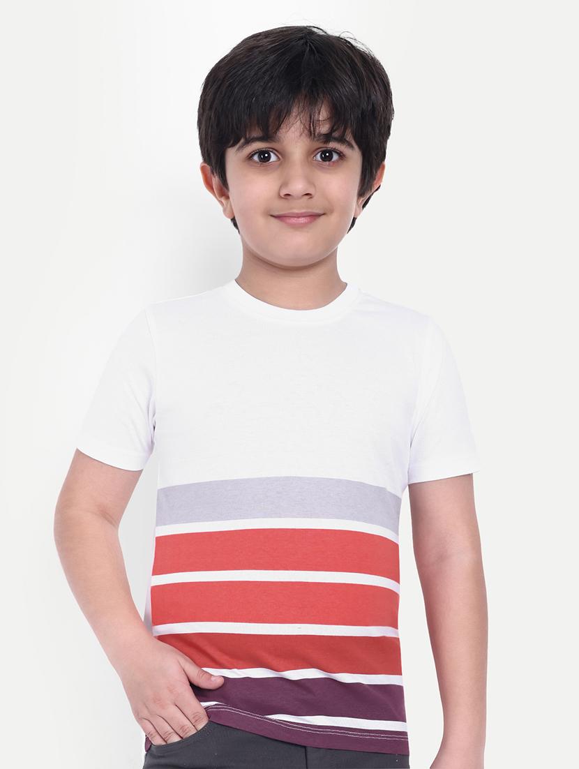 boys stripes short sleeve t-shirt