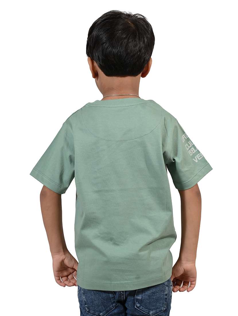 boys printed round neck t-shirt - 21710162 -  Standard Image - 2