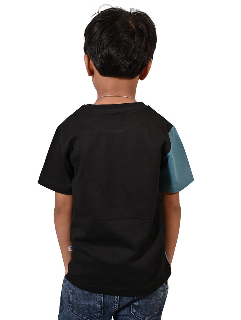 boys colorlocked b round neck t-shirt - 21710164 - Standard Image - 2