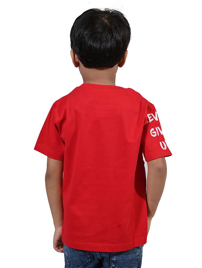 boys printed round neck t-shirt - 21710166 - Standard Image - 2