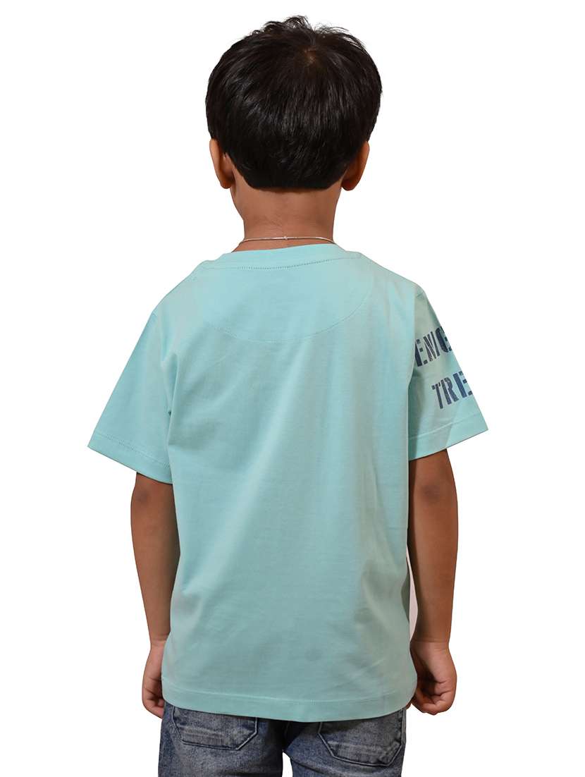 boys printed round neck t-shirt - 21710167 - Standard Image - 2