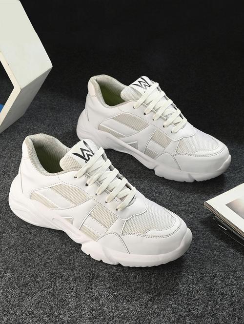 men solid running sport shoes - 21710339 - Standard Image - 0
