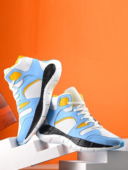 men color block running sport shoes - 21710345 - Standard Image - 0