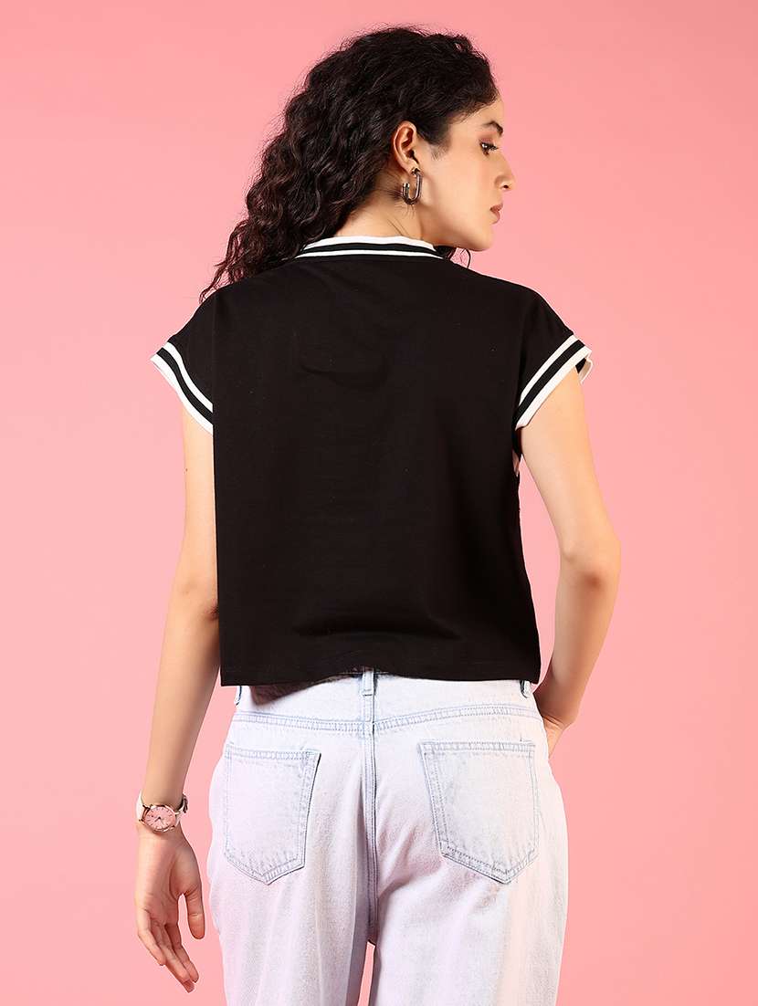 women printed sleeveless loose fit t-shirt - 21710630 -  Standard Image - 2