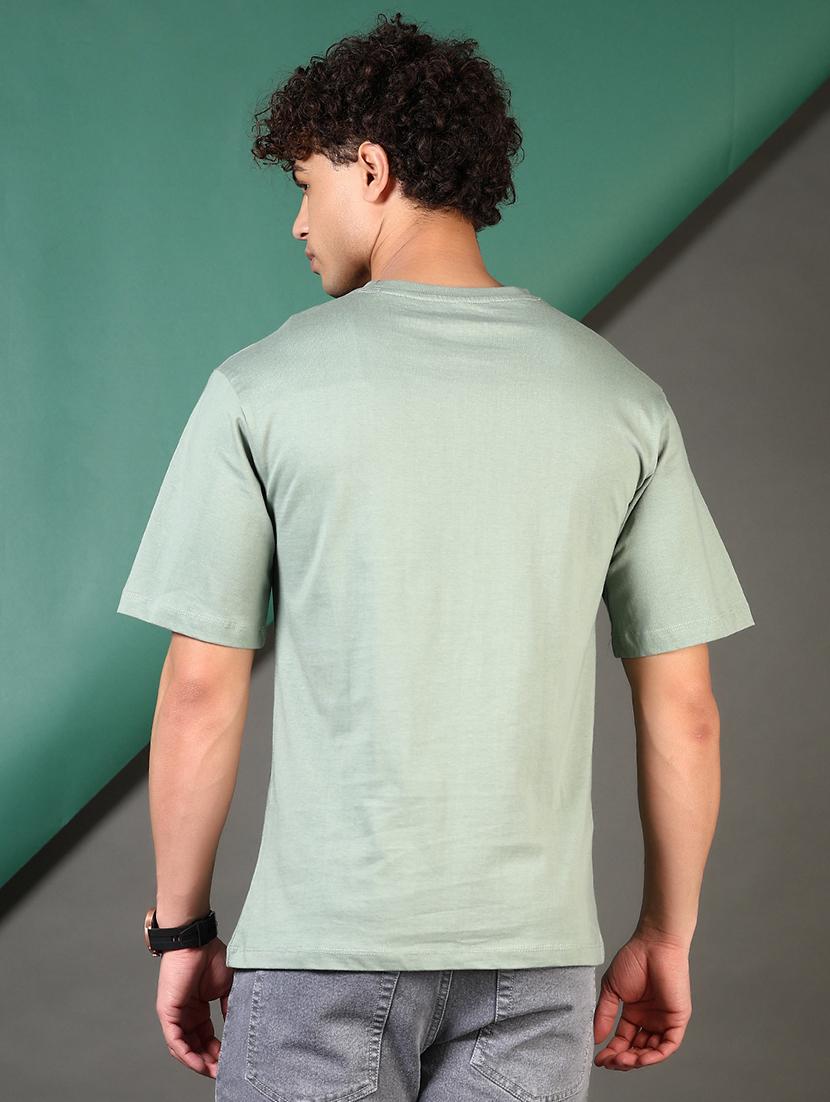 men solid short sleeves regular fit t-shirt - 21710707 - Standard Image - 2