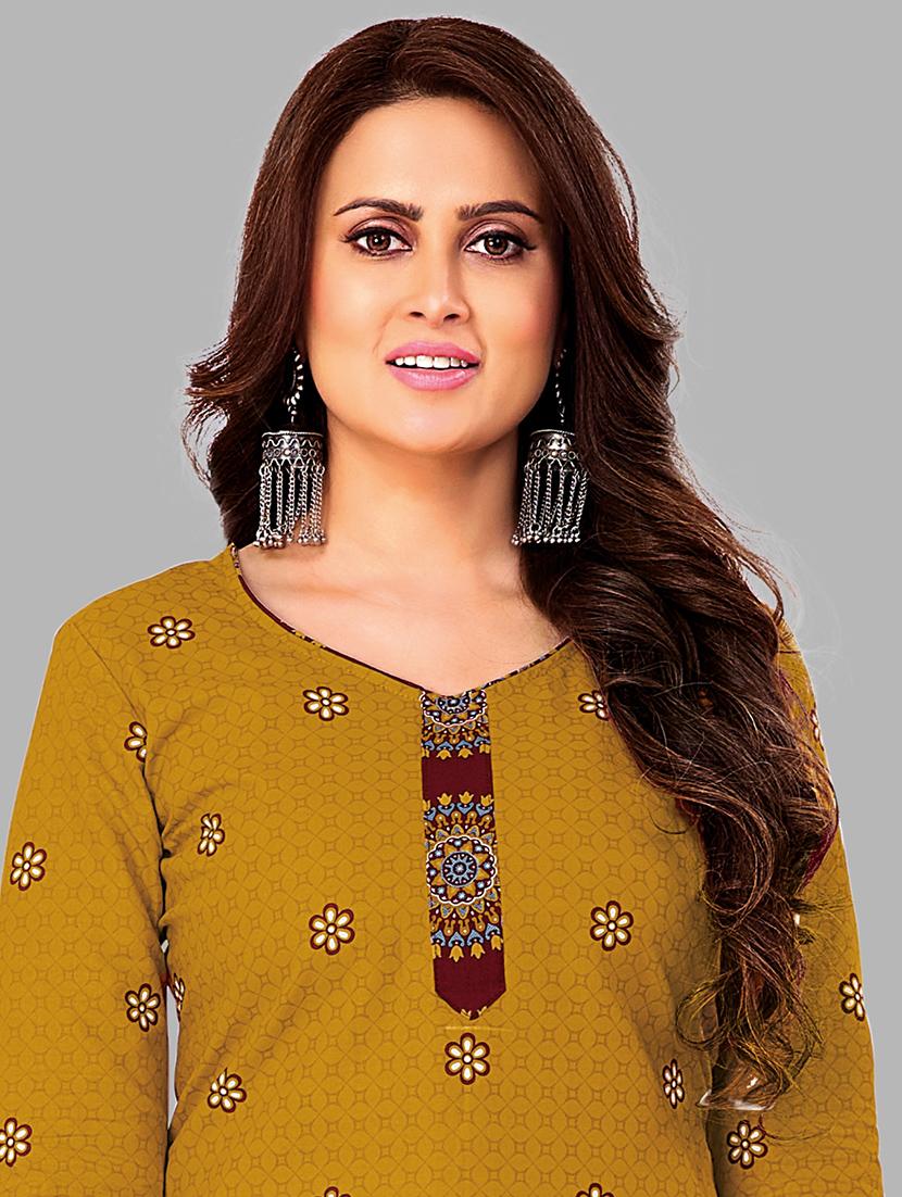 women printed 3-piece unstitched dress material - 21710782 - Standard Image - 2