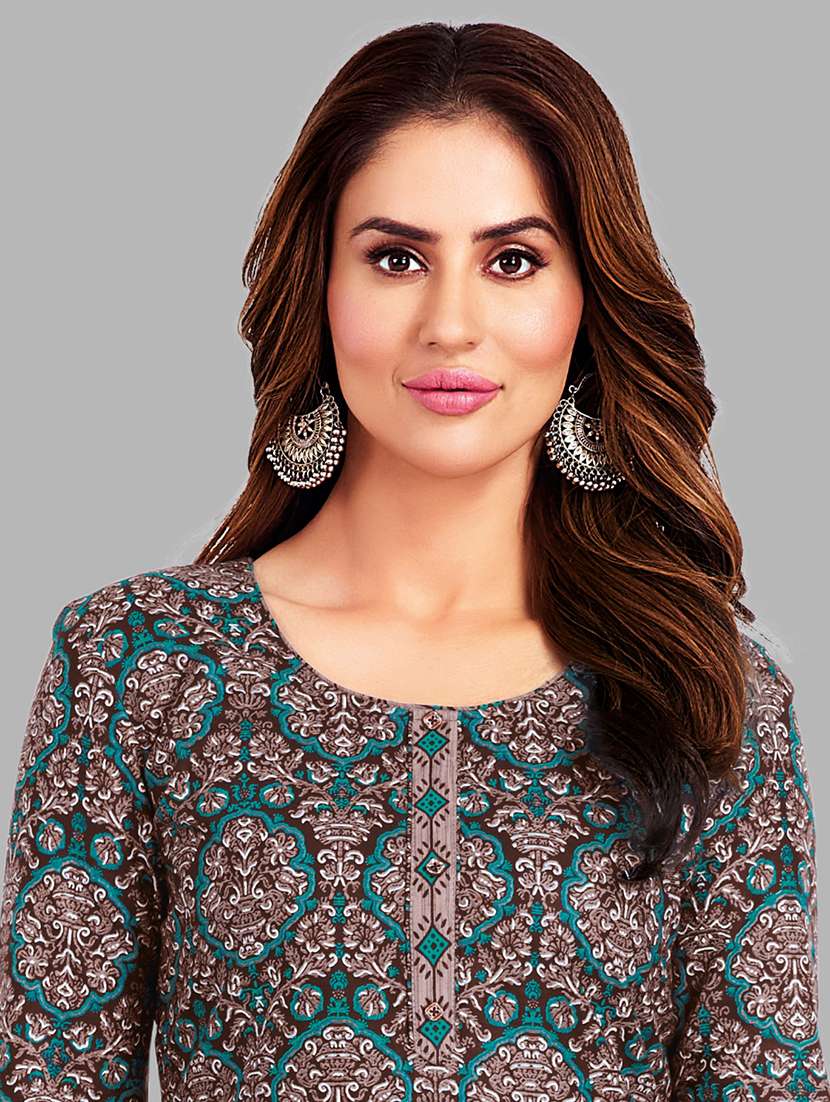 women printed 3-piece unstitched dress material - 21710802 -  Standard Image - 2