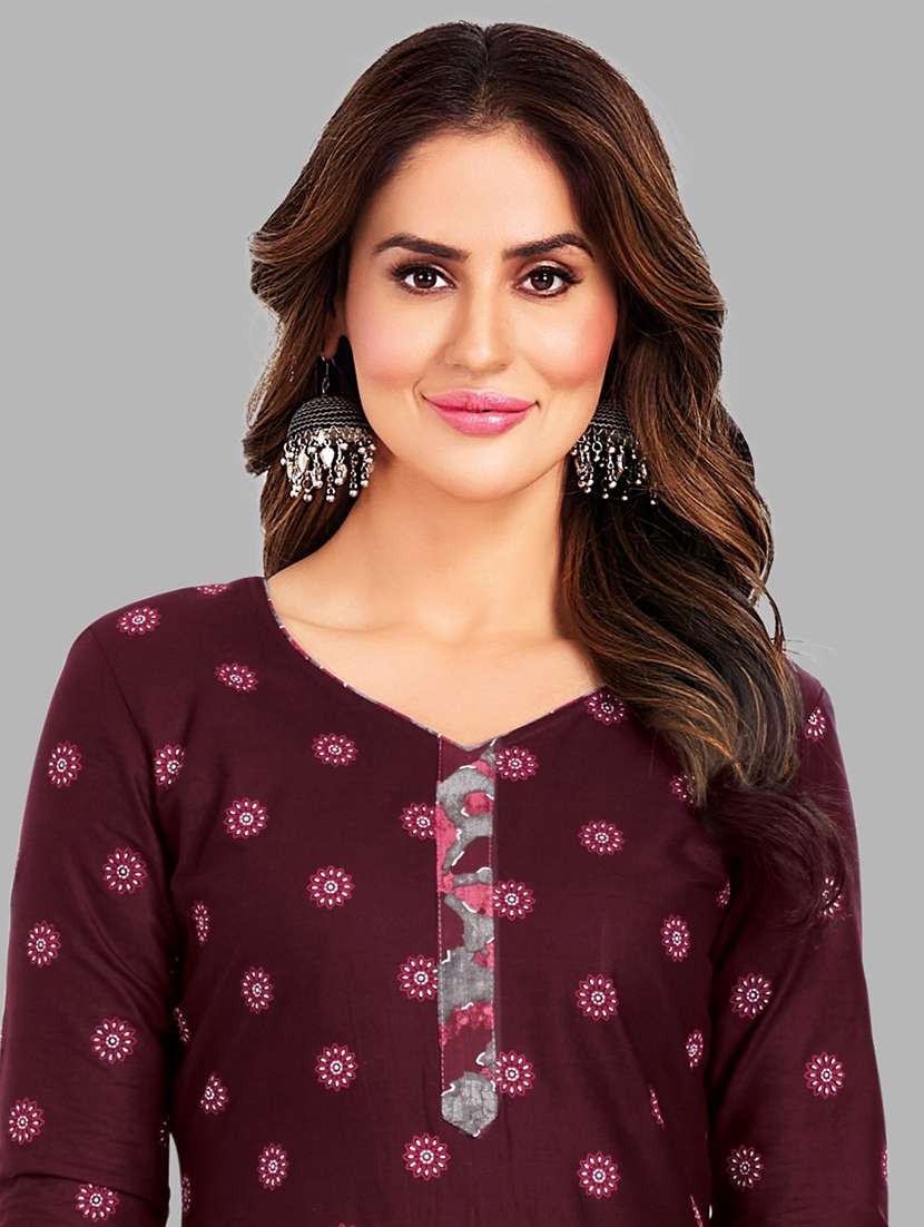 women printed 3-piece unstitched dress material - 21710807 -  Standard Image - 2