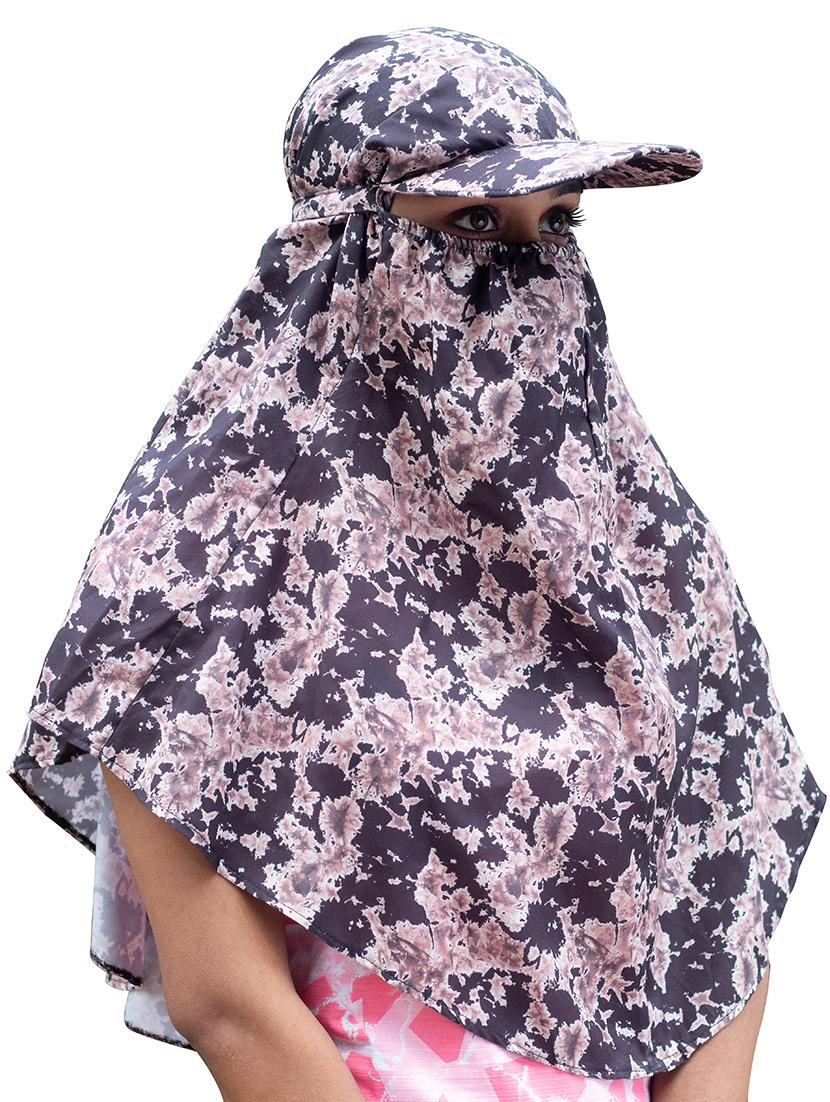 women printed cap scarf - 21710818 -  Zoom Image - 0