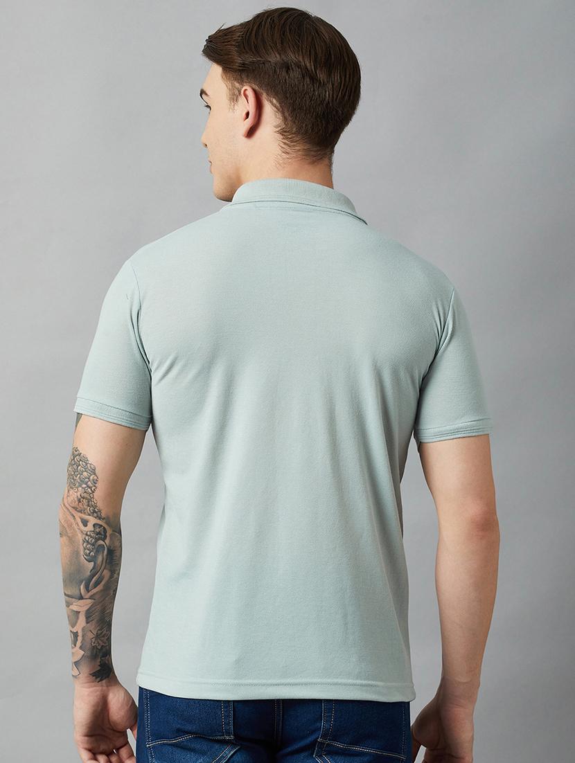 men short sleeves plain polo t-shirt - 21710898 - Standard Image - 2