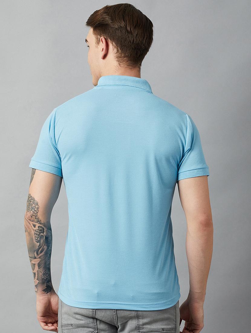 men short sleeves plain polo t-shirt - 21710904 - Standard Image - 2