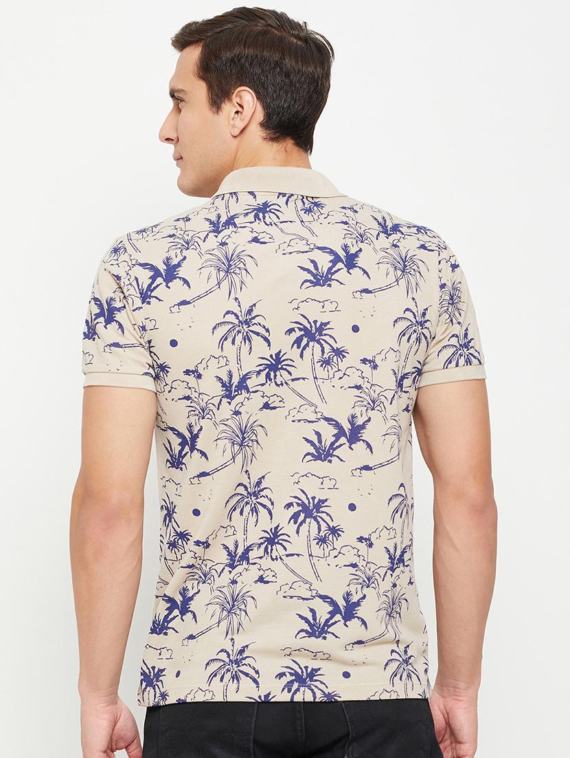 men short sleeves printed polo t-shirt - 21710918 - Standard Image - 2