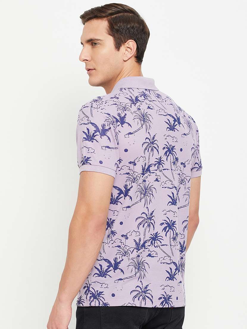 men short sleeves printed polo t-shirt - 21710921 -  Standard Image - 2