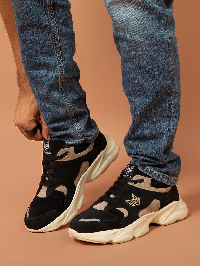men black lace up casual shoes - 21710946 - Standard Image - 2