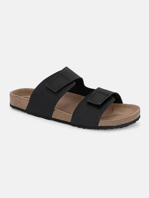 men solid slip on sandal - 21711000 - Standard Image - 0
