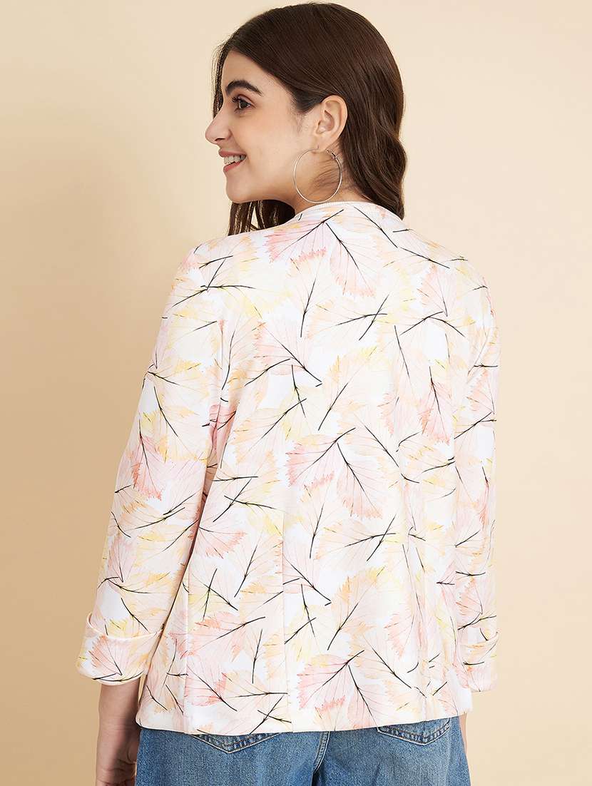 women printed long sleeves shrug  - 21711042 -  Standard Image - 2