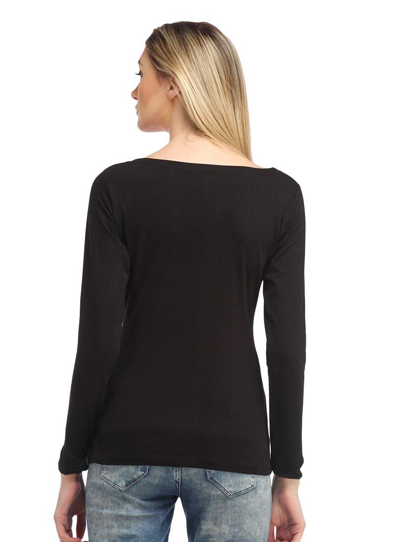 women color blocked round neck regular top - 21711271 - Standard Image - 2