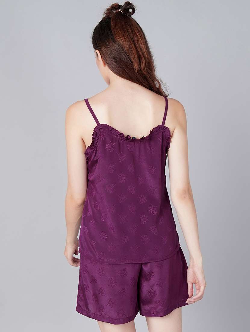 women self designed nightwear shorts set - 21711558 -  Standard Image - 2