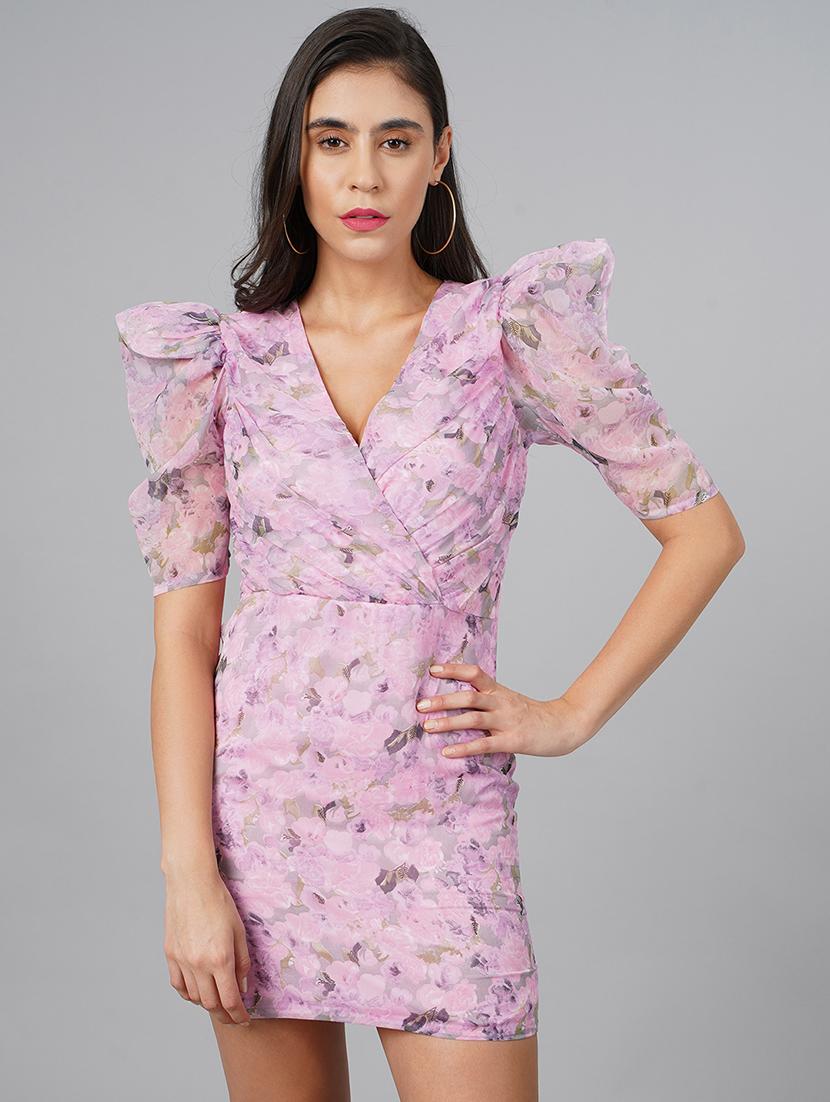 women printed bodycon dress - 21711588 -  Zoom Image - 0