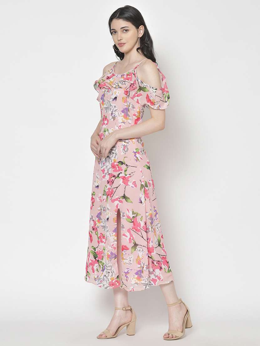 women printed a-line dress - 21711617 -  Standard Image - 2