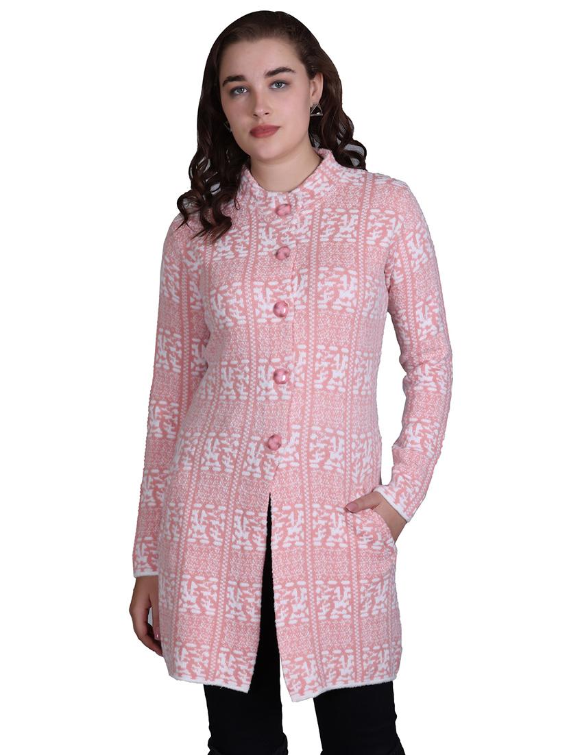 women self design long line coatigan - 21711812 -  Zoom Image - 0