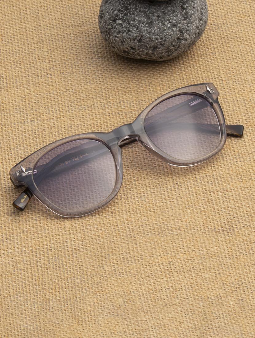 ted-smith unisex grey graded premium italian acetate sunglasses with polarized lenses for men & women - 21711818 - Zoom Image - 0