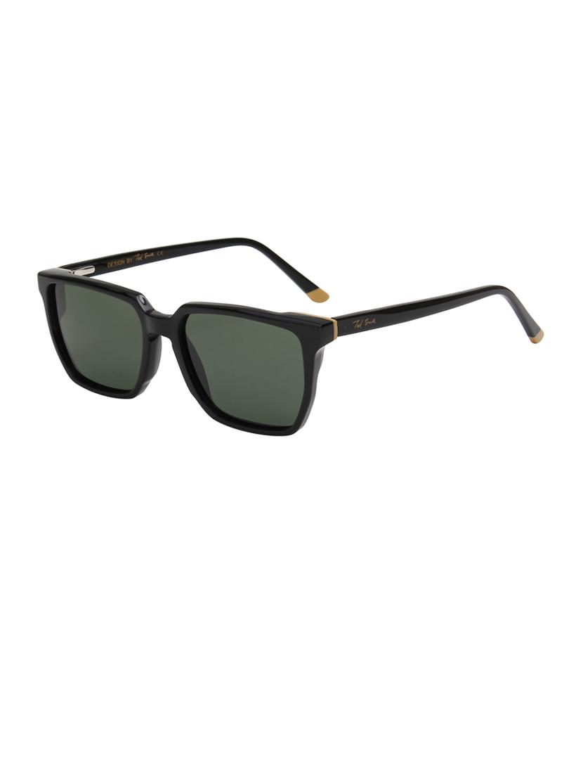 ted-smith unisex green premium italian acetate sunglasses with polarized lenses for men & women - 21711821 - Standard Image - 2