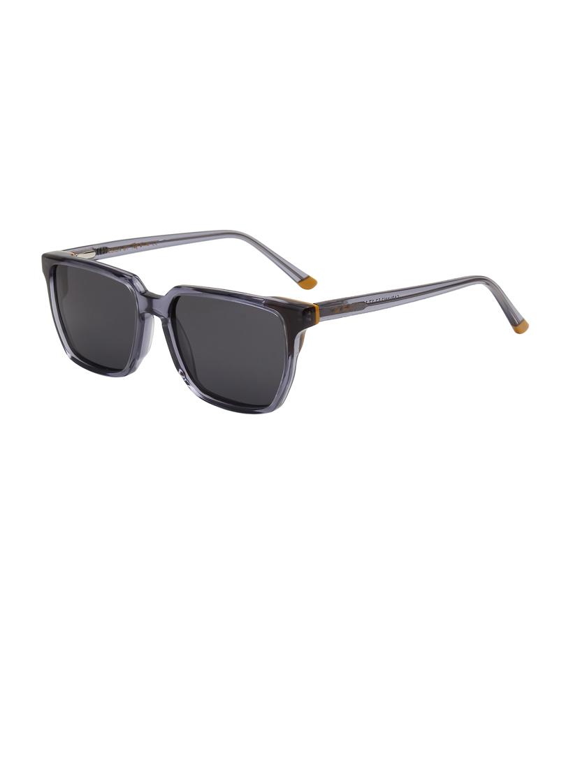 ted-smith unisex black premium italian acetate sunglasses with polarized lenses for men & women - 21711823 - Standard Image - 2