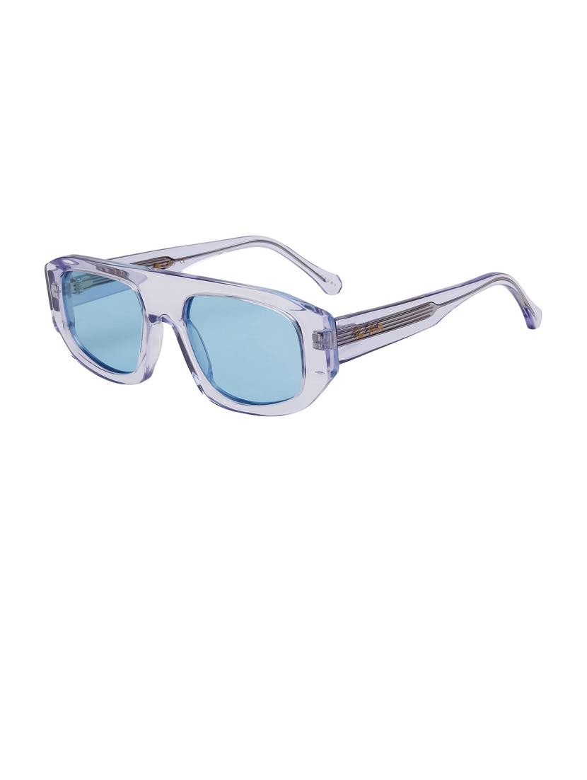 ted-smith unisex candy blue premium italian acetate sunglasses with polarized lenses for men & women - 21711828 - Standard Image - 2