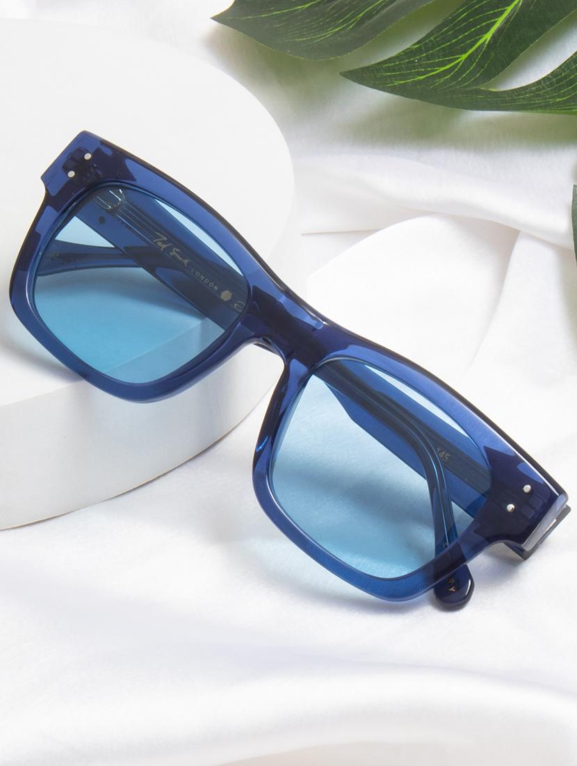 ted-smith unisex blue premium italian acetate sunglasses with polarized lenses for men & women - 21711834 - Zoom Image - 0