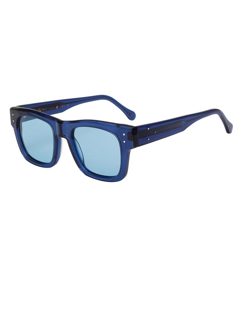 ted-smith unisex blue premium italian acetate sunglasses with polarized lenses for men & women - 21711834 - Standard Image - 2