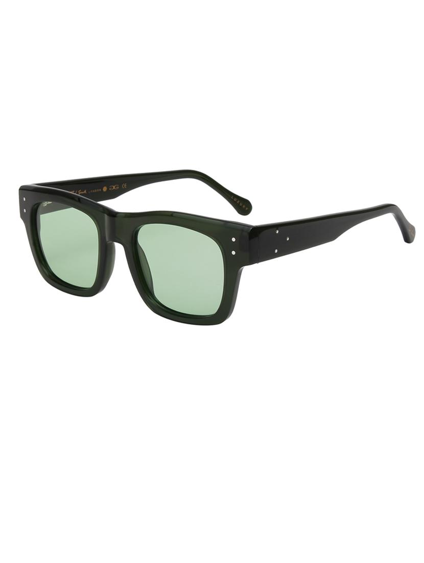 ted-smith unisex green premium italian acetate sunglasses with polarized lenses for men & women - 21711836 - Standard Image - 2