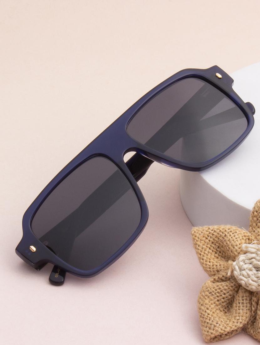 ted-smith unisex black premium italian acetate sunglasses with  polarized lenses for men & women - 21711846 -  Zoom Image - 0