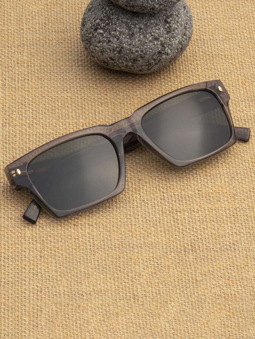 ted-smith unisex green premium italian acetate sunglasses with  polarized lenses for men & women