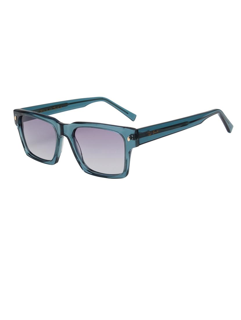 ted-smith unisex grey graded premium italian acetate sunglasses with polarized lenses for men & women - 21711860 - Standard Image - 2