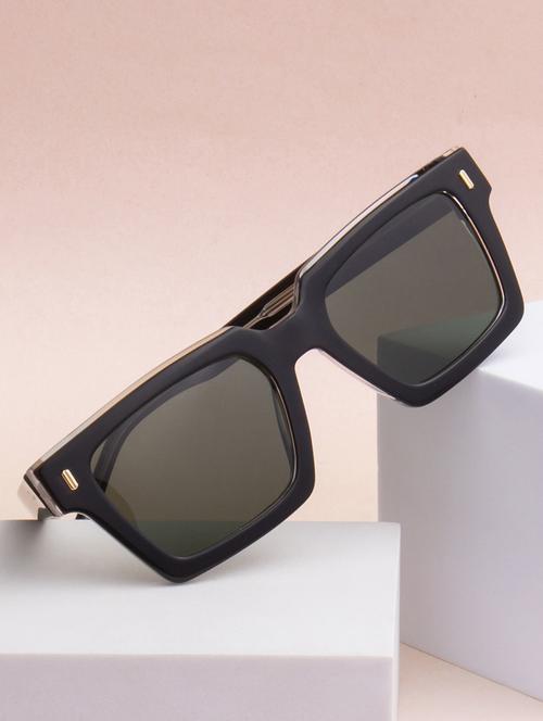ted-smith unisex green premium italian acetate sunglasses with polarized lenses for men & women - 21711862 - Standard Image - 0