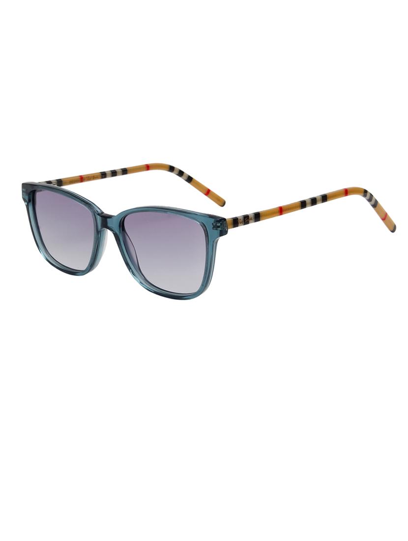 ted-smith unisex grey graded premium italian acetate sunglasses with polarized lenses for men & women - 21711870 - Standard Image - 2