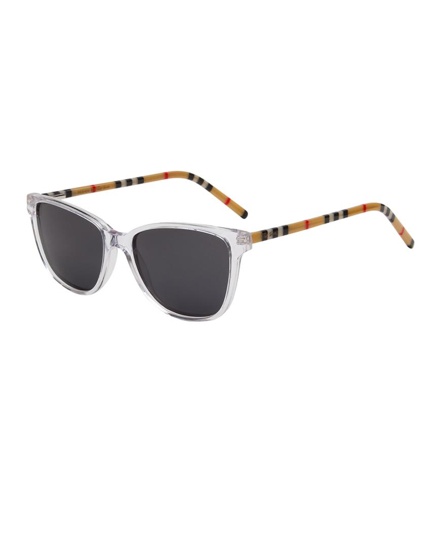ted-smith unisex black premium italian acetate sunglasses with polarized lenses for men & women - 21711872 - Standard Image - 2