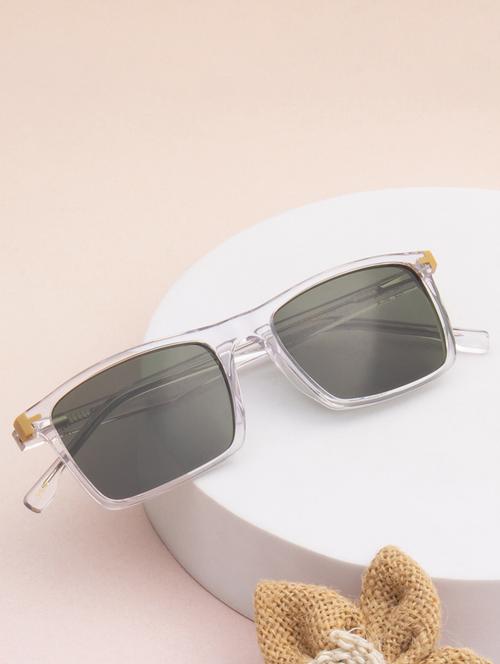 ted-smith unisex green premium italian acetate sunglasses with polarized lenses for men & women - 21711878 - Standard Image - 0