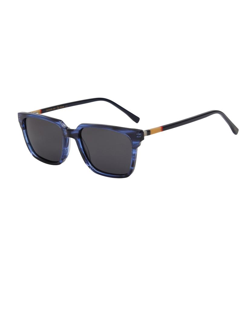 ted-smith unisex black premium italian acetate sunglasses with polarized lenses for men & women - 21711882 - Standard Image - 2