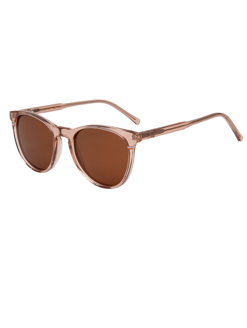 ted-smith unisex brown premium italian acetate sunglasses with polarized lenses for men & women - 21711886 - Standard Image - 2