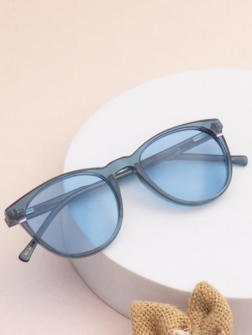 ted-smith unisex grey graded premium italian acetate sunglasses with  polarized lenses for men & women - 21711889 -  Standard Image - 0