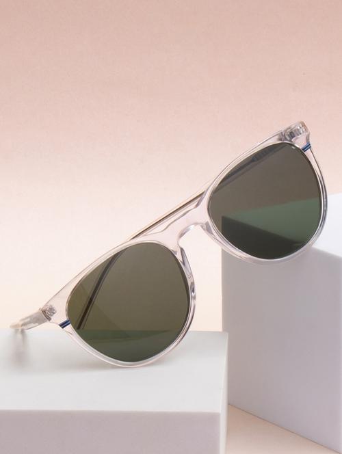 ted-smith unisex green premium italian acetate sunglasses with polarized lenses for men & women - 21711890 - Standard Image - 0
